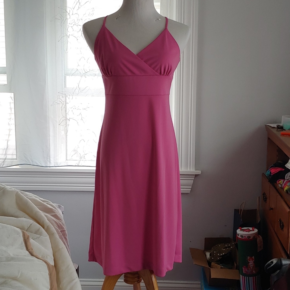Pink knit dress by Express
